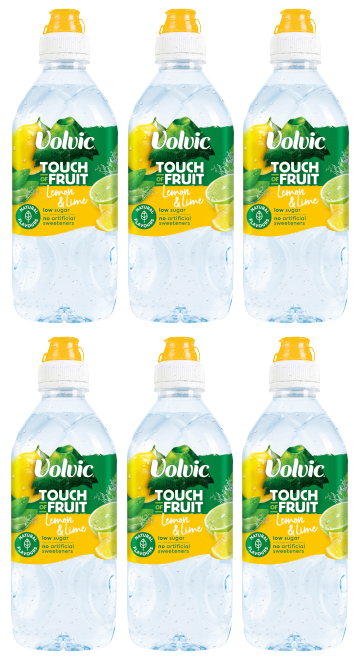 6 x Volvic Touch Zitrone & Limette 750ml