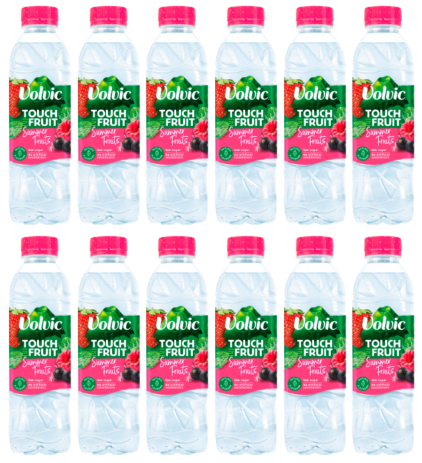 12 x Volvic Tof Summer Fruits Original 500ml