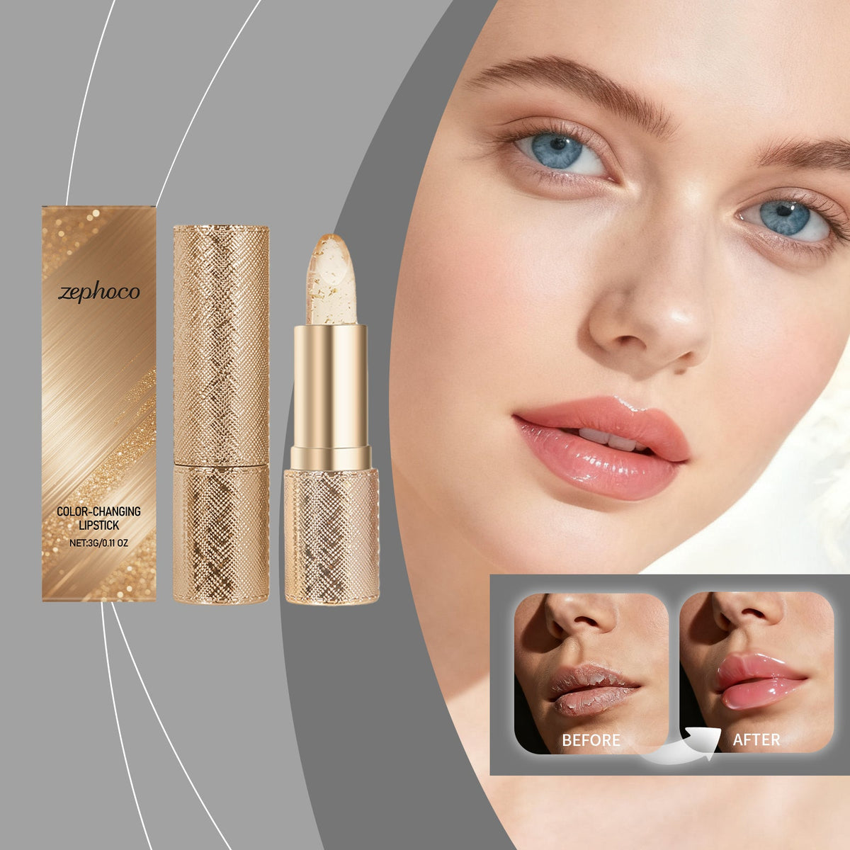 Moisturizing Color-Changing Lipstick 3g
