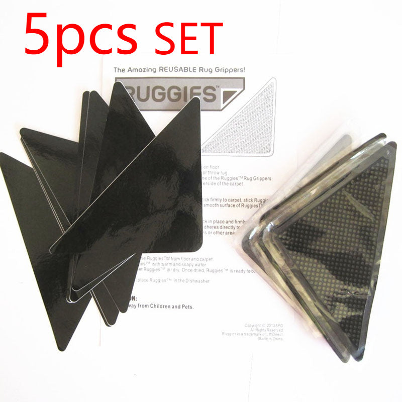 Rug Grippers Washing Reuse Anti-Slip Curling Rug Grippers Keeps Your Rug In Place Makes Corners Flat Anti Slip Rug Grippers