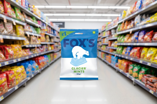 Fox's Glacier Mints 100g – Multipackung mit 12 Stück