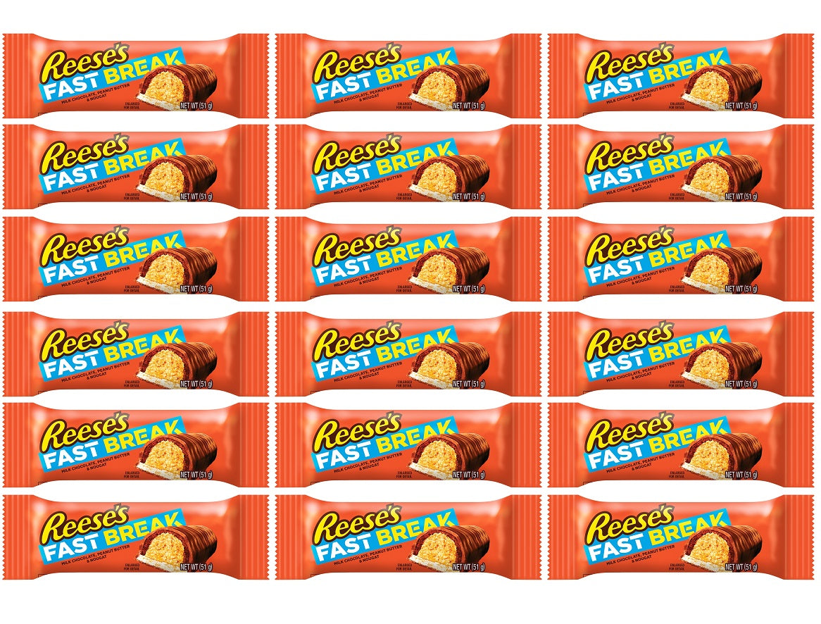 Reese's Fast Break Bars | 18 x 51g | Bulk Pack