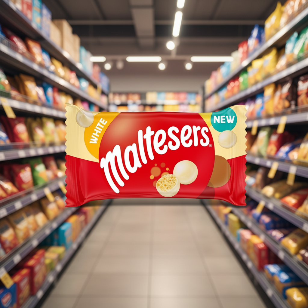 25 x Maltesers Bolsita de Chocolate Blanco - 30GM