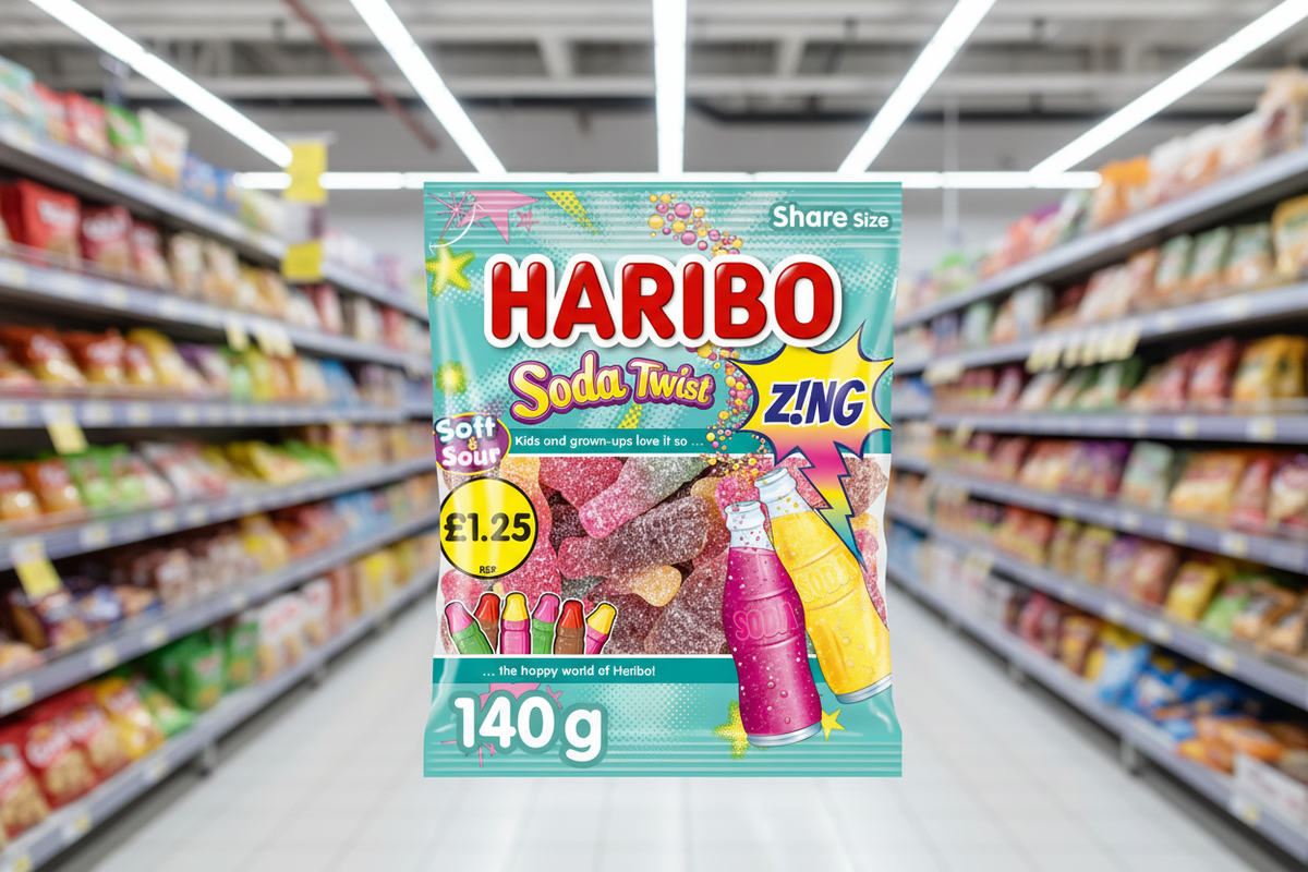 12 x Haribo Soda Twist Zing - 140 g