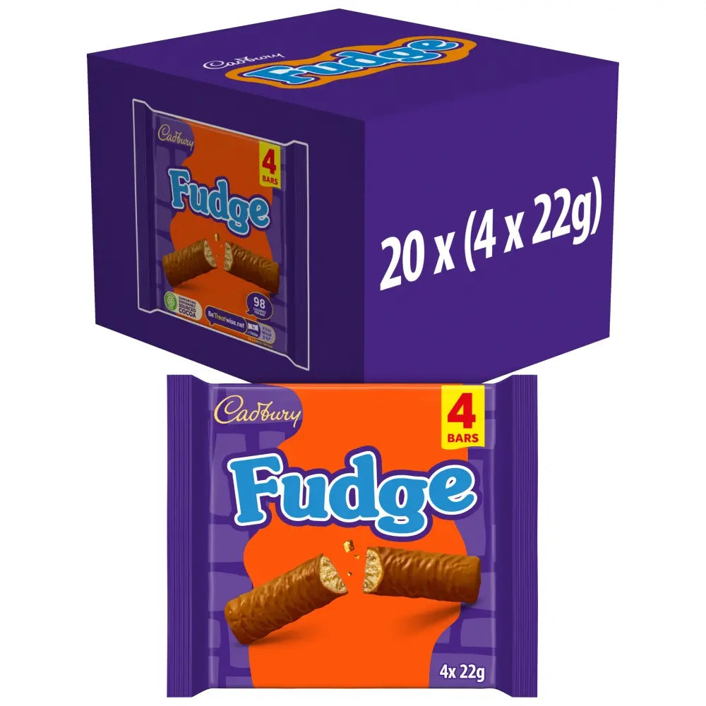 20 x Cadbury Fudge 4er-Pack - 88GM