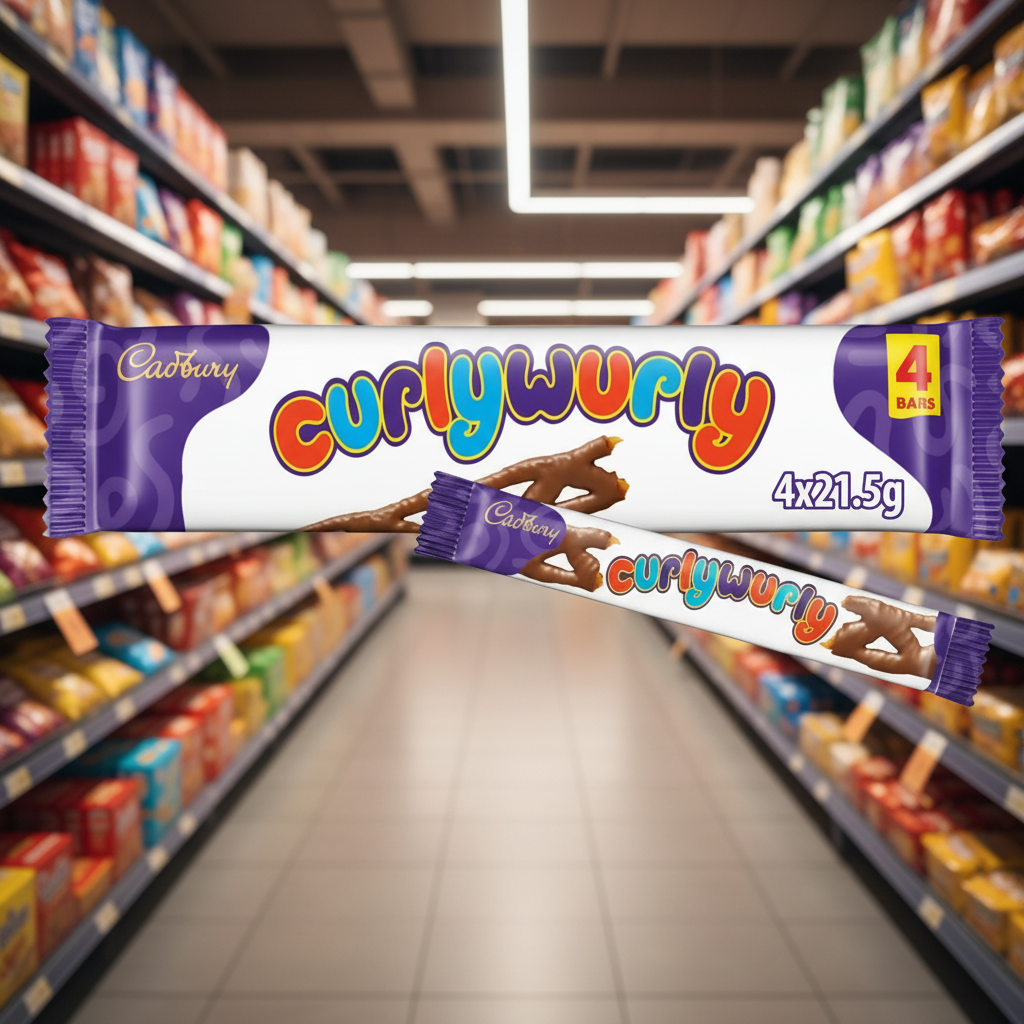 35 x Cadbury Curly Wurly Paquete de 4 - 86G