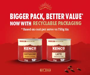 Kenco Cappuccino Instant Coffee 1kg - Tin 1kg