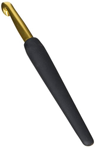 KnitPro Gold Aluminium Crochet Hook soft grip