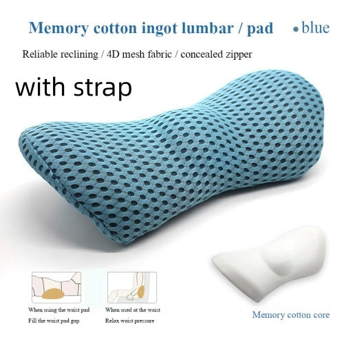Lumbar Support Pillow For Side Sleepers Pregnancy Relieve Hip Coccyx Sciatica Pain Machine Chair Back Cushion Waist Car Seat