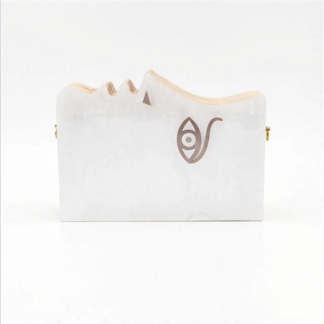 One-shoulder Diagonal Evening Bag