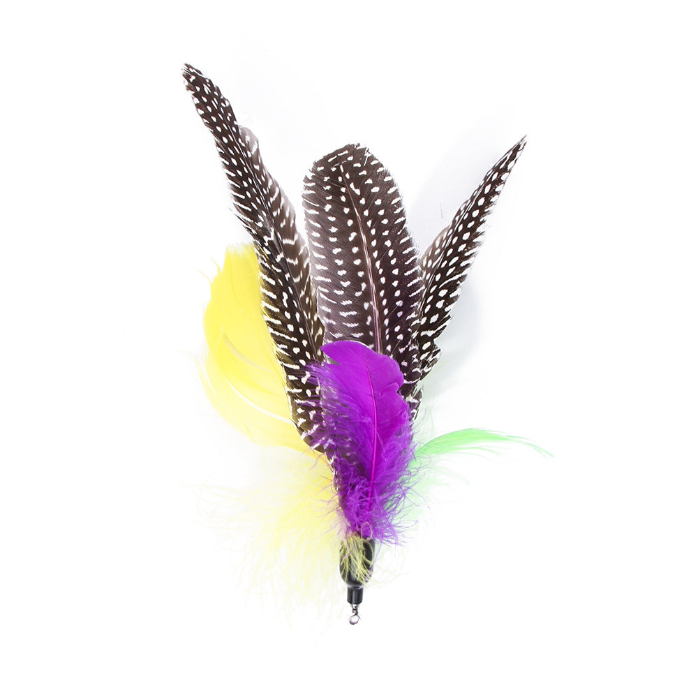 Feather Replacement Head Retractable Funny Cat Stick