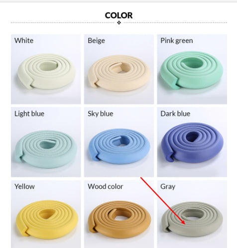 Thickened L-shaped Anti-knock Protection Anti-collision Strip