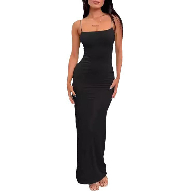 Backless Slim Fit Sheath Dress Women