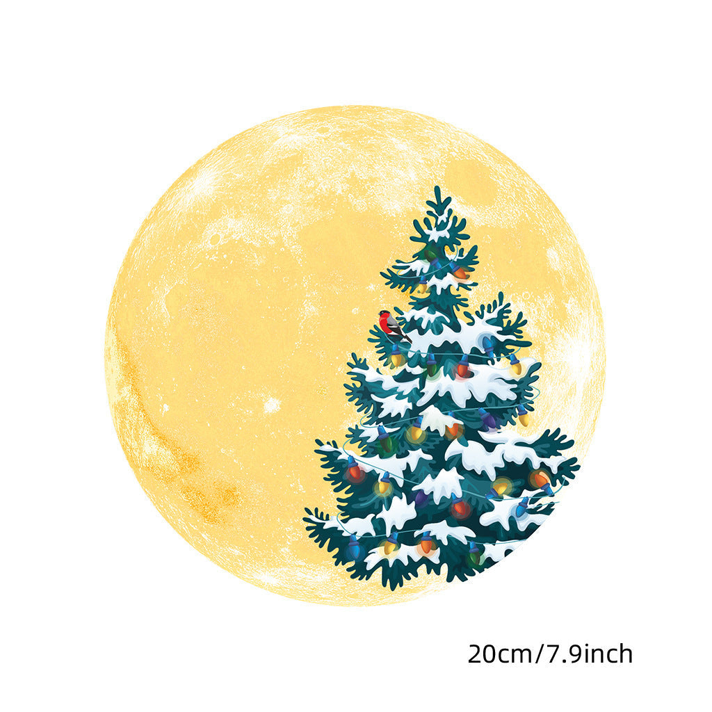 Christmas Moon Wall Stickers