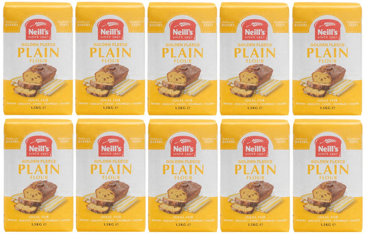 10 x Harina de Trigo Neills Golden Fleece 1.5Kg