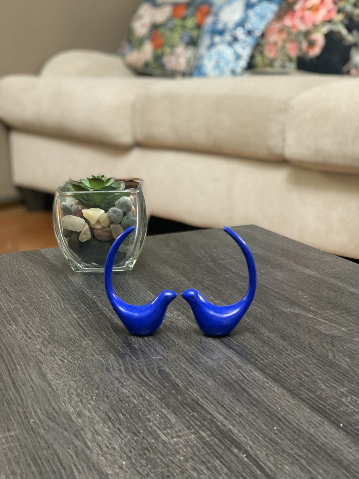 Vibhsa Blue Bird Figurines of Health and Happiness