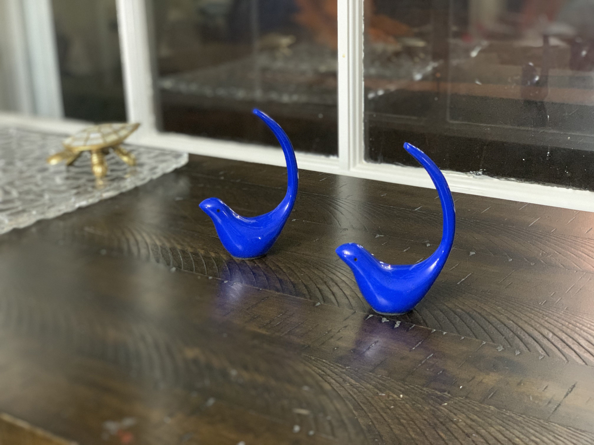 Vibhsa Blue Bird Figurines of Health and Happiness