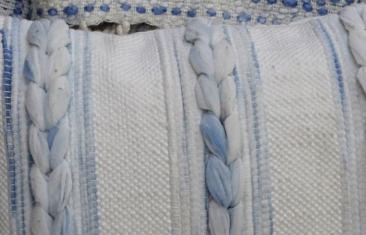 Handwoven 14"X 24" Modern Throw Pillow
