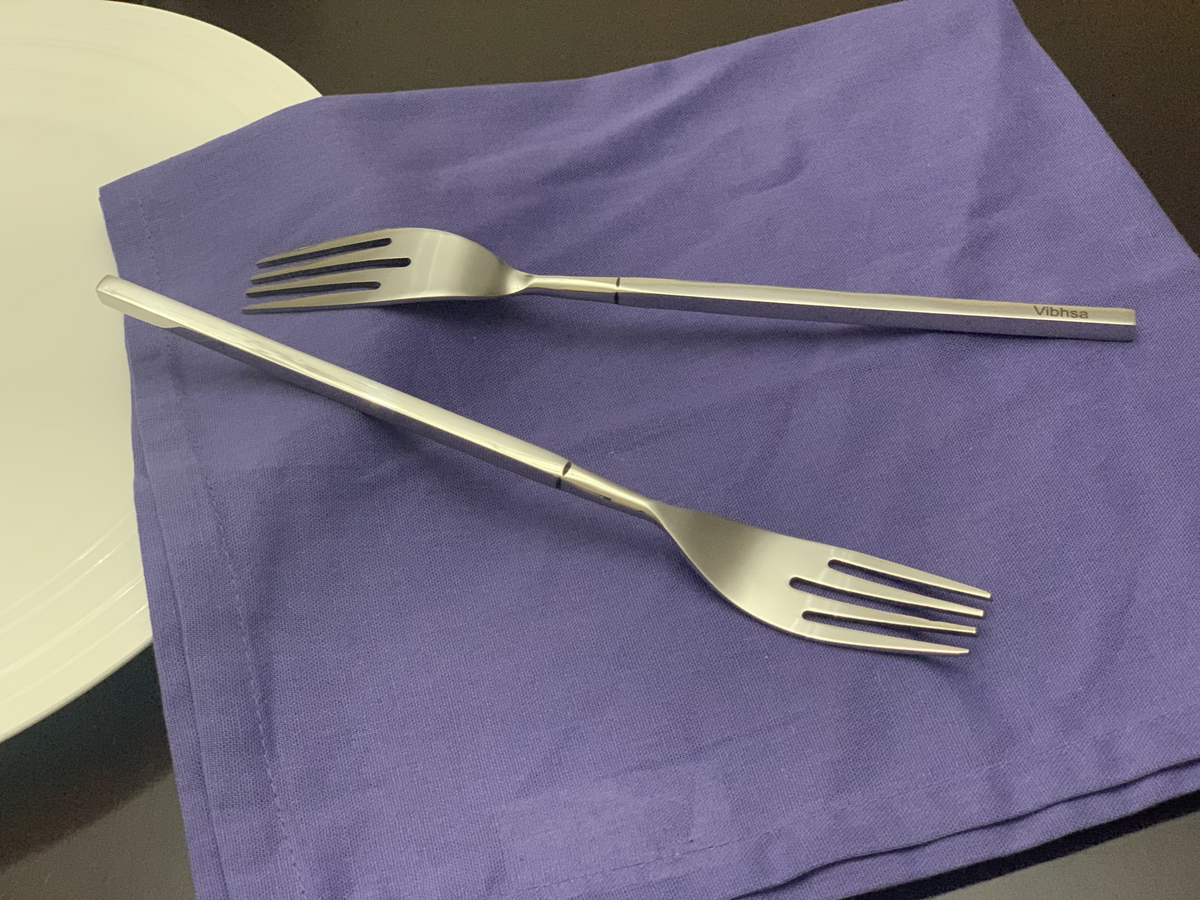 Vibhsa Stainless Steel Dinner Fork Set of 6