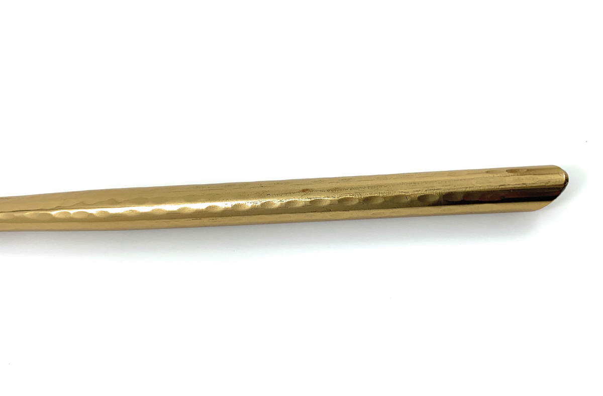 Vibhsa Golden Silverware Teaspoons/Dessert Spoons Set of 6