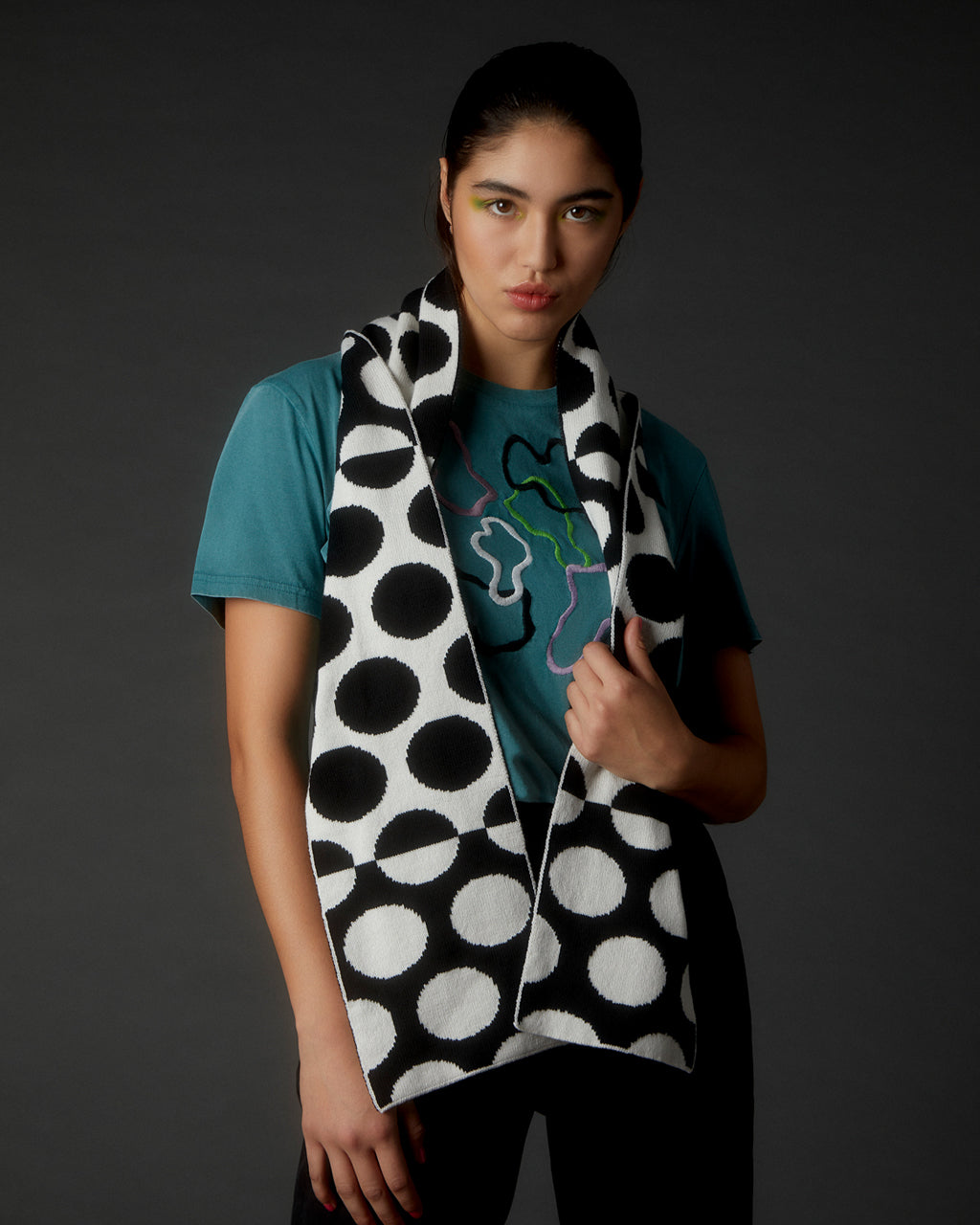 Circles Wool & Cashmere Scarf