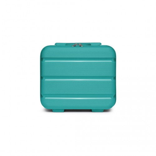 K2092L - Kono 14 Inch Bright Hard Shell PP Vanity Case - Blue