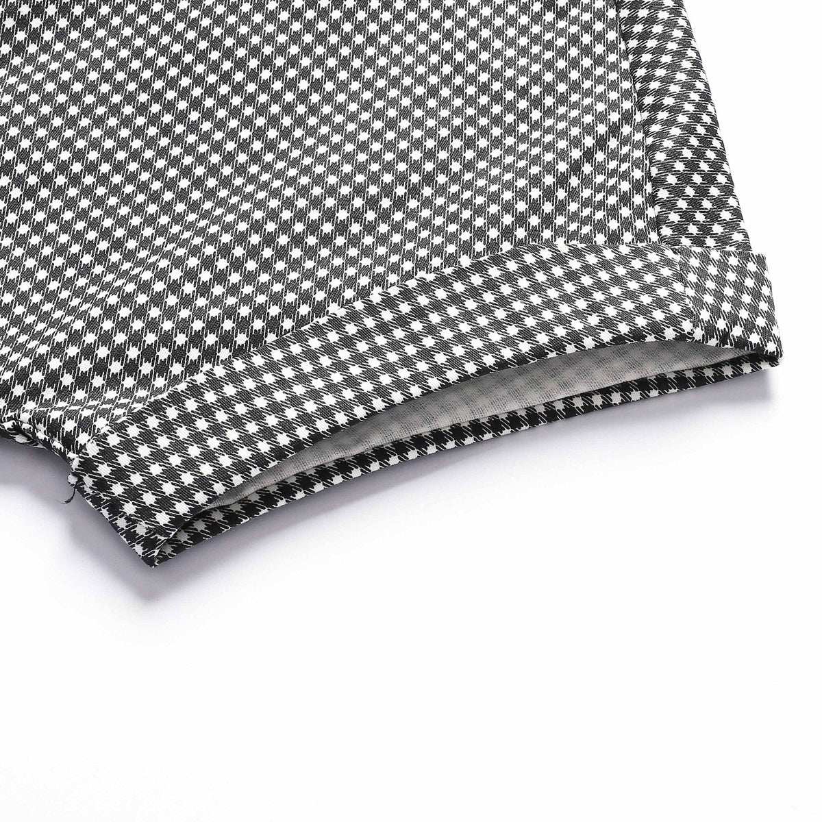 Plaid patchwork dress