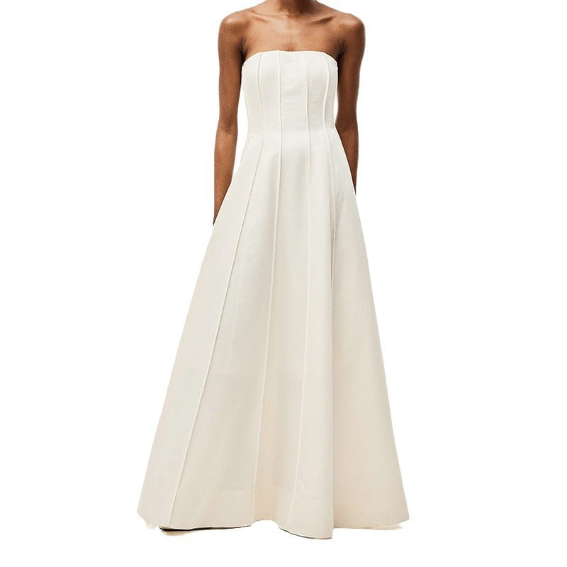 White Bra Temperament Dress Women