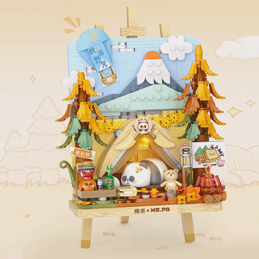 LOZ Caballete de Pintura Panda Acampada Otoño 7205