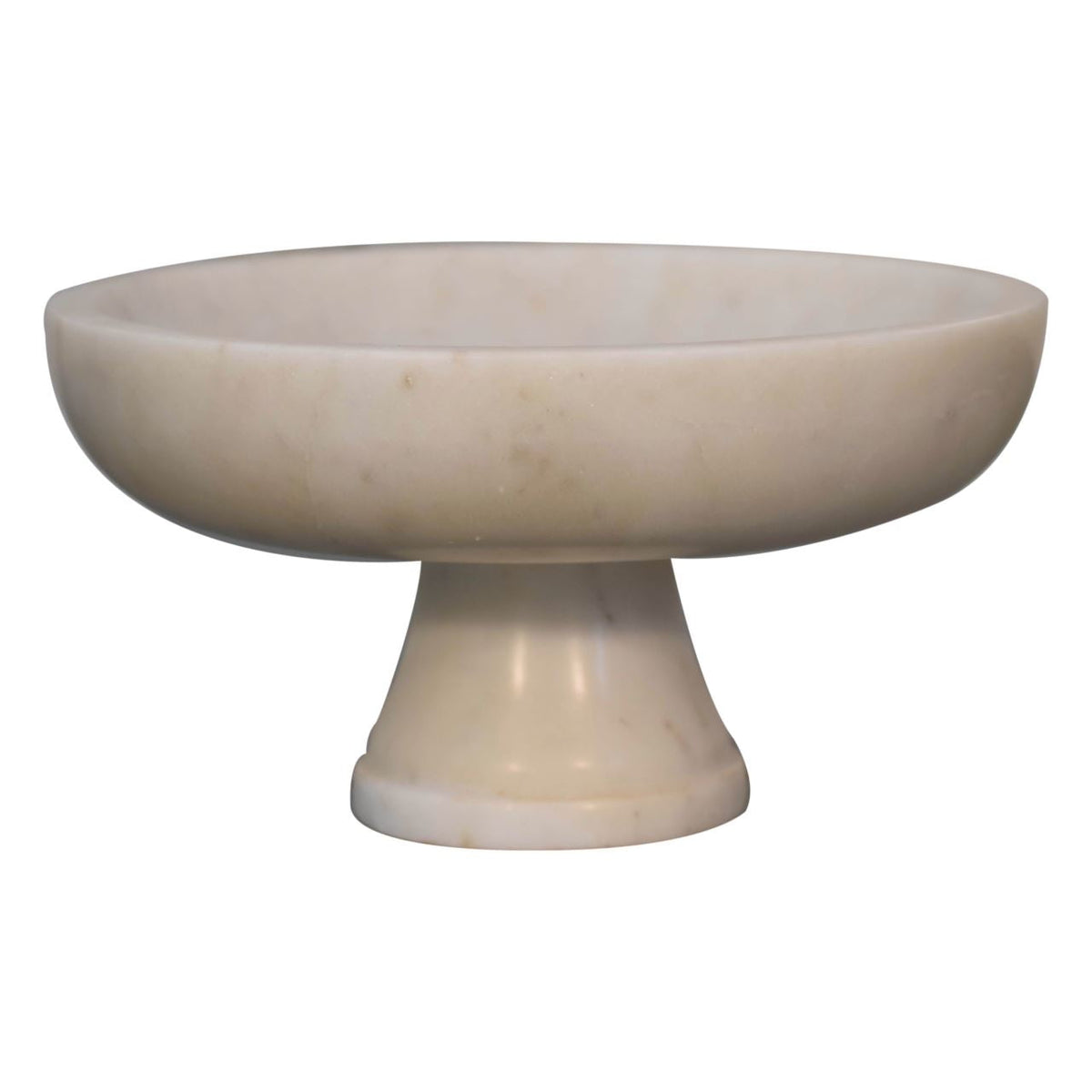 Artisan White Marble Fruit Bowl
