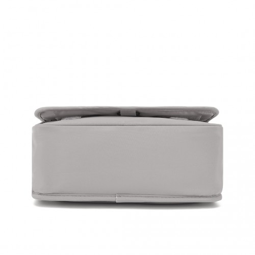 S2342 - Classic Hanging Multi-Pocket Waterproof Travel Makeup Bag - Grey