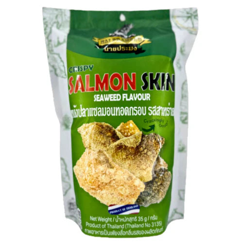 NAI PRAMONG Crispy Salmon Skin – Seaweed Flavour 35g