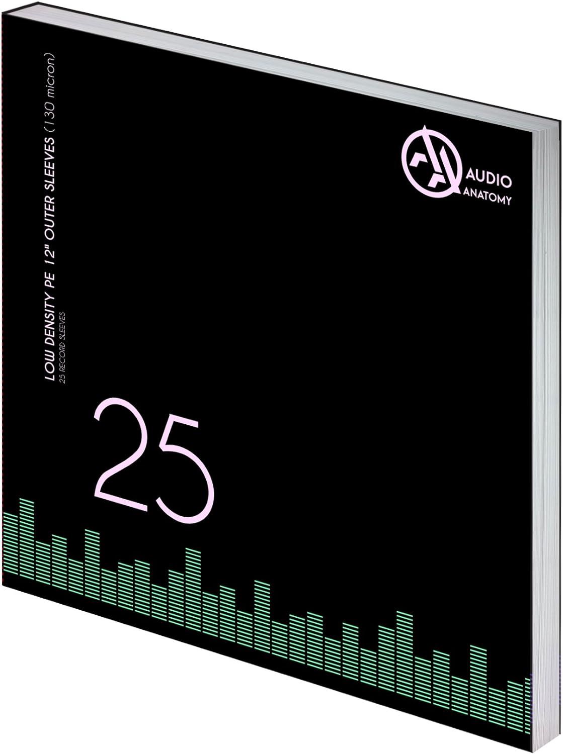 Audio Anatomy 25x PE Outer Sleeves 12Inch (130 Micron)