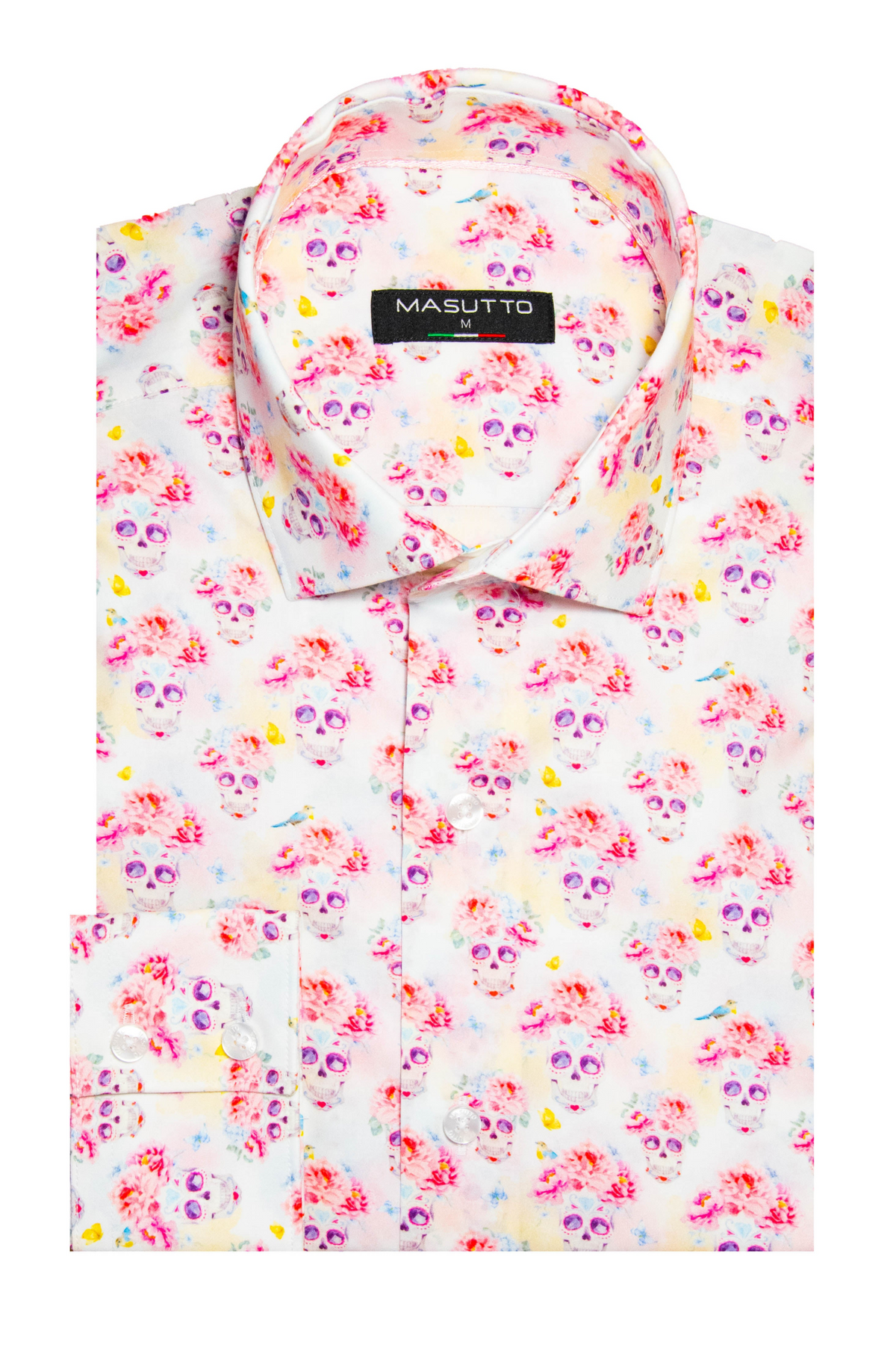 MASUTTO DON/05 LONG SLEEVE BUTTON DOWN SHIRT