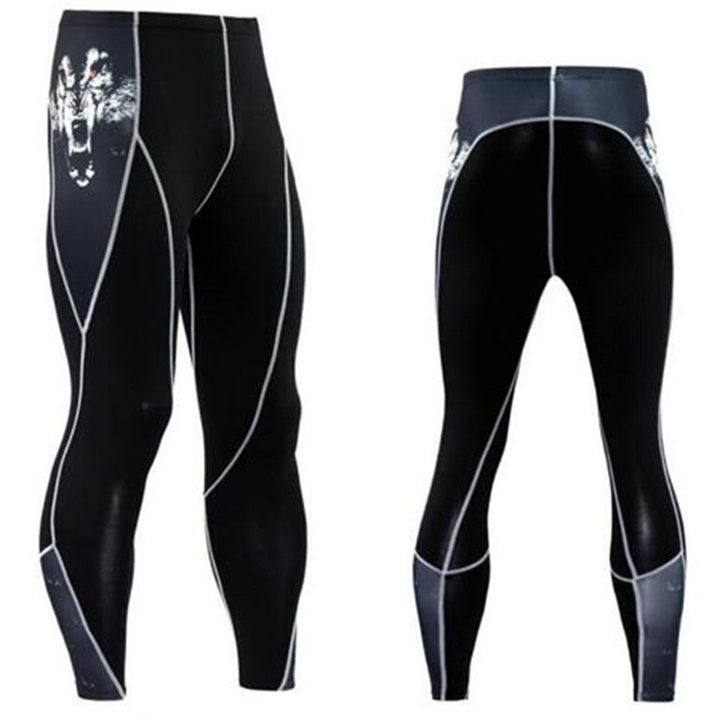 Summer Men's Blackout Compression Tight Fitting Pants
