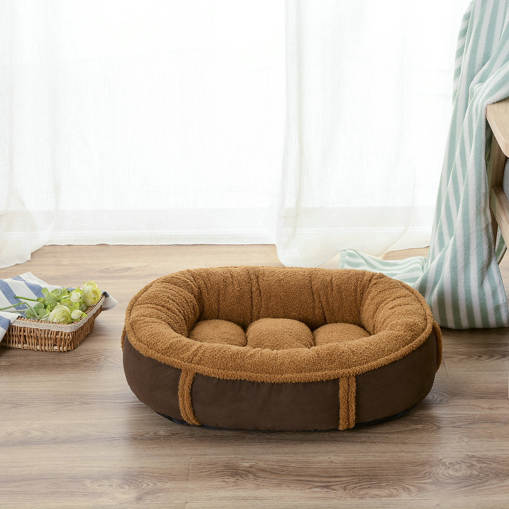 Removable and washable all-season universal oval pet nest