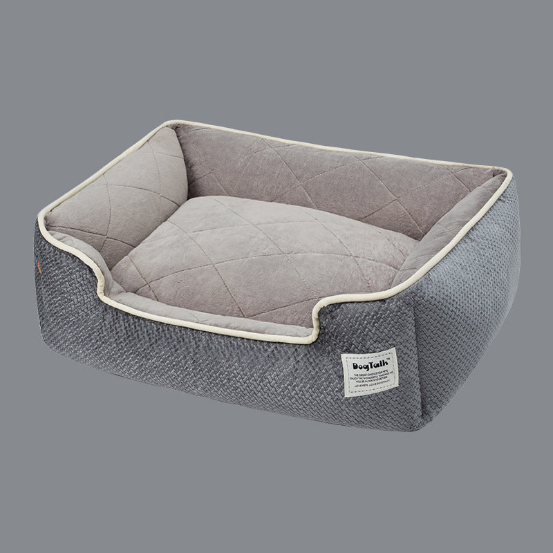 Thickened Winter Warmth Detachable And Washable Dog And Cat Litter