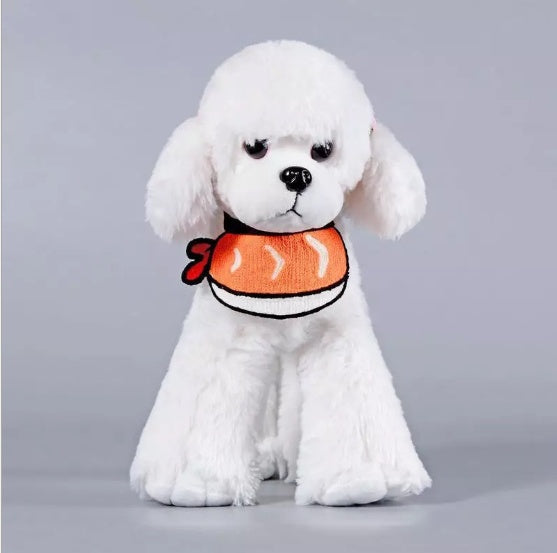 Pet dog cat saliva towel scarf