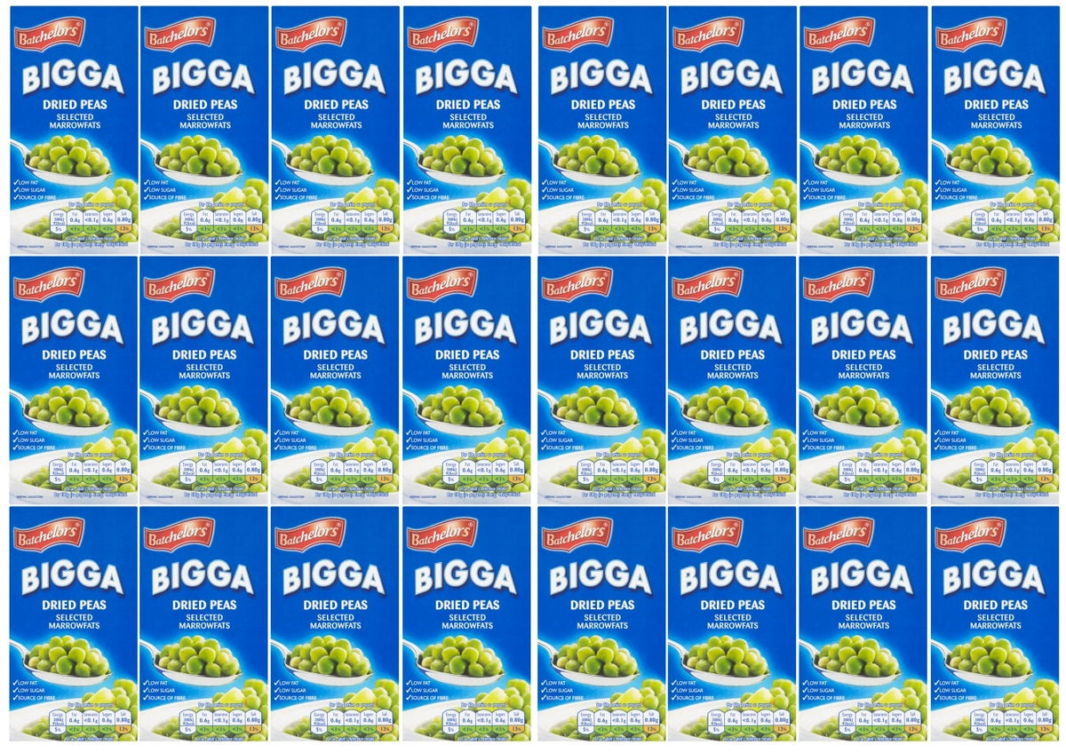 24 x Batchelors Guisantes Secos Bigga Paquete 250G