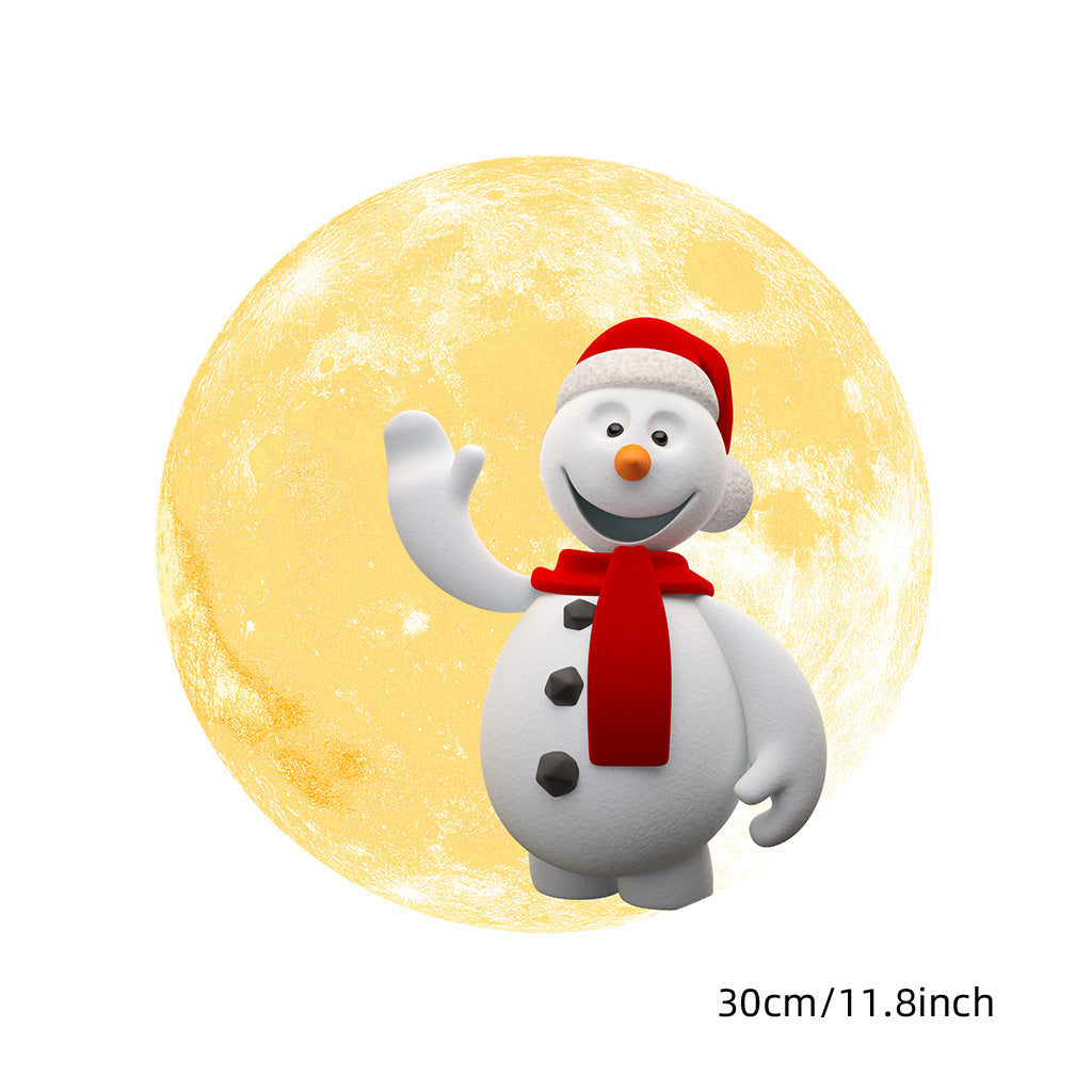 Christmas Moon Wall Stickers