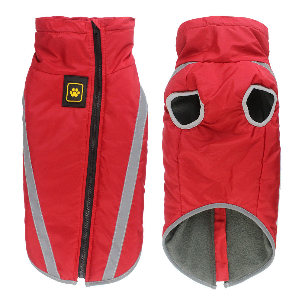 Reflective warm jacket