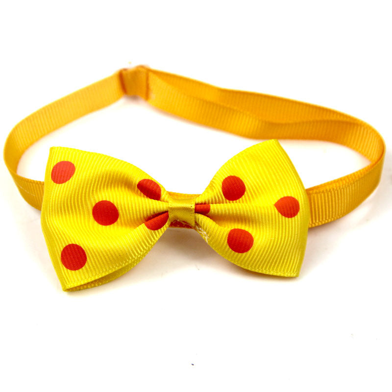Pet Supplies Accessories Polka Dot Bow Tie