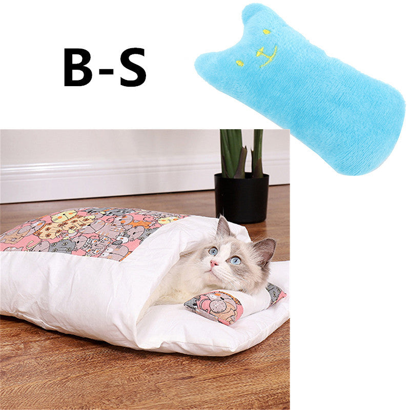 Winter Warm Cat Closed Removable And Washable Quilt