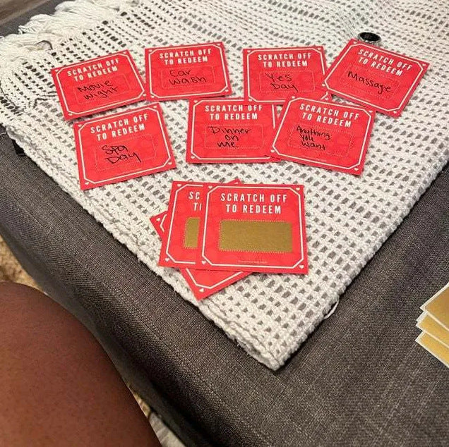 Love Scratch-off Custom DYI Gift 2024 Valentine's Day Scratch-off