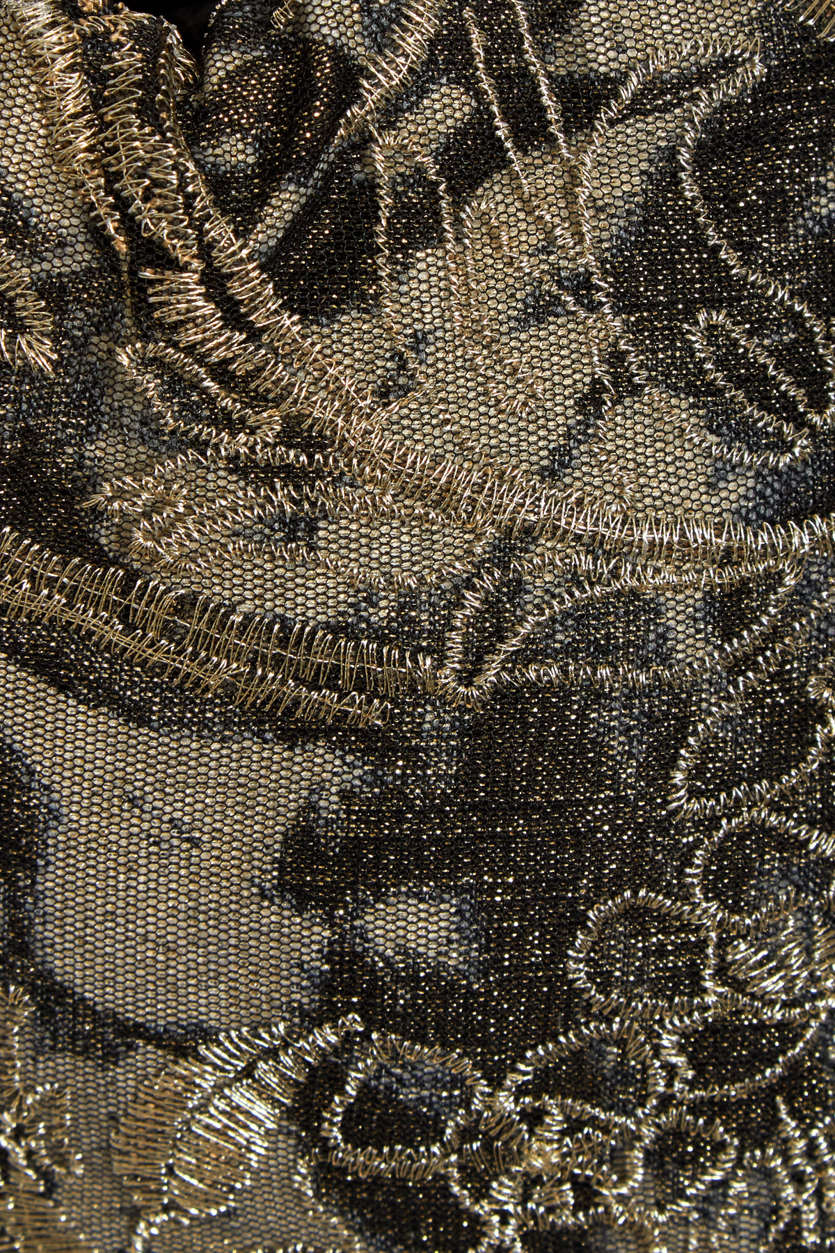 Gold Lace Pouch Bag