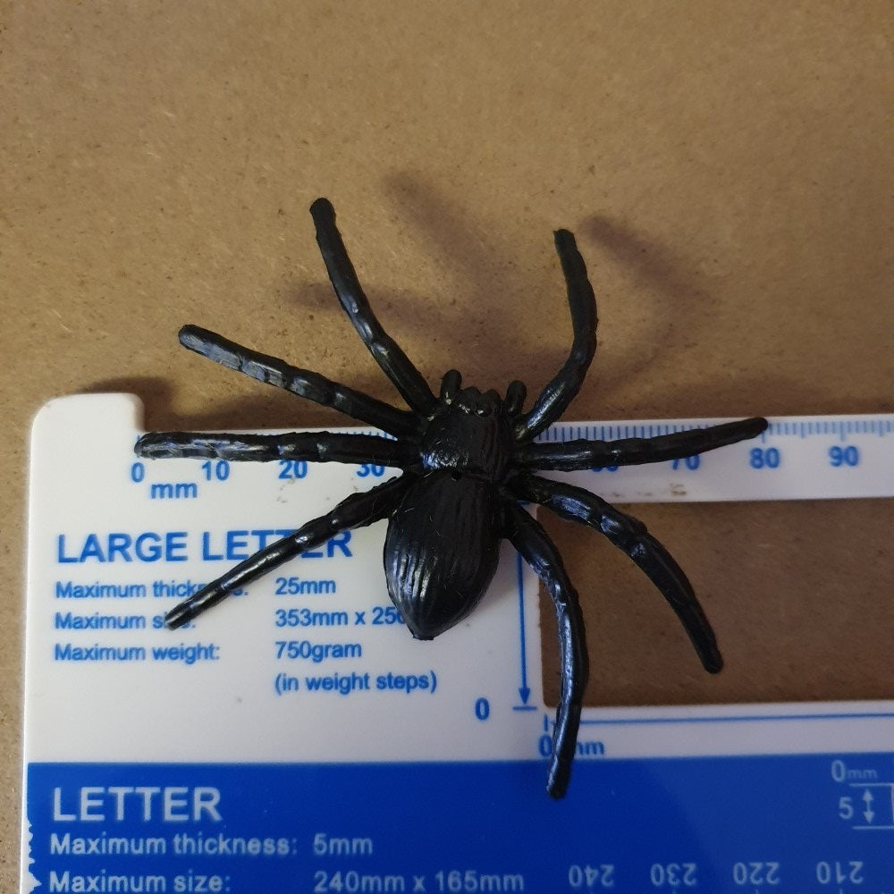 Fake Rubber Spider - Black