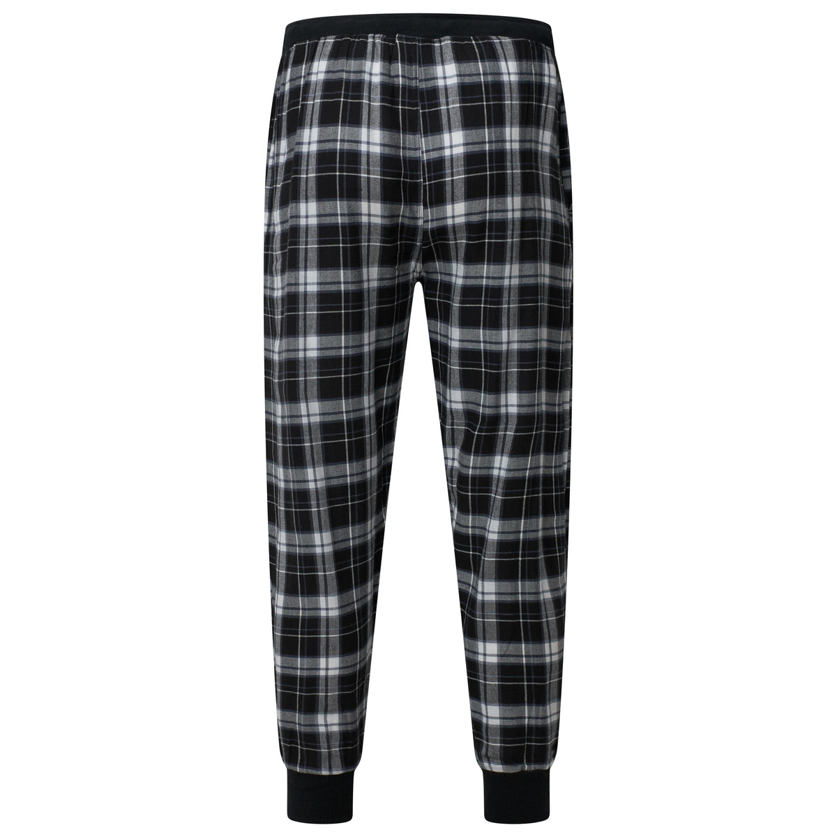 Lucky Brand Crew Neck & Closed Hem Flannel Pant Pyjama Set