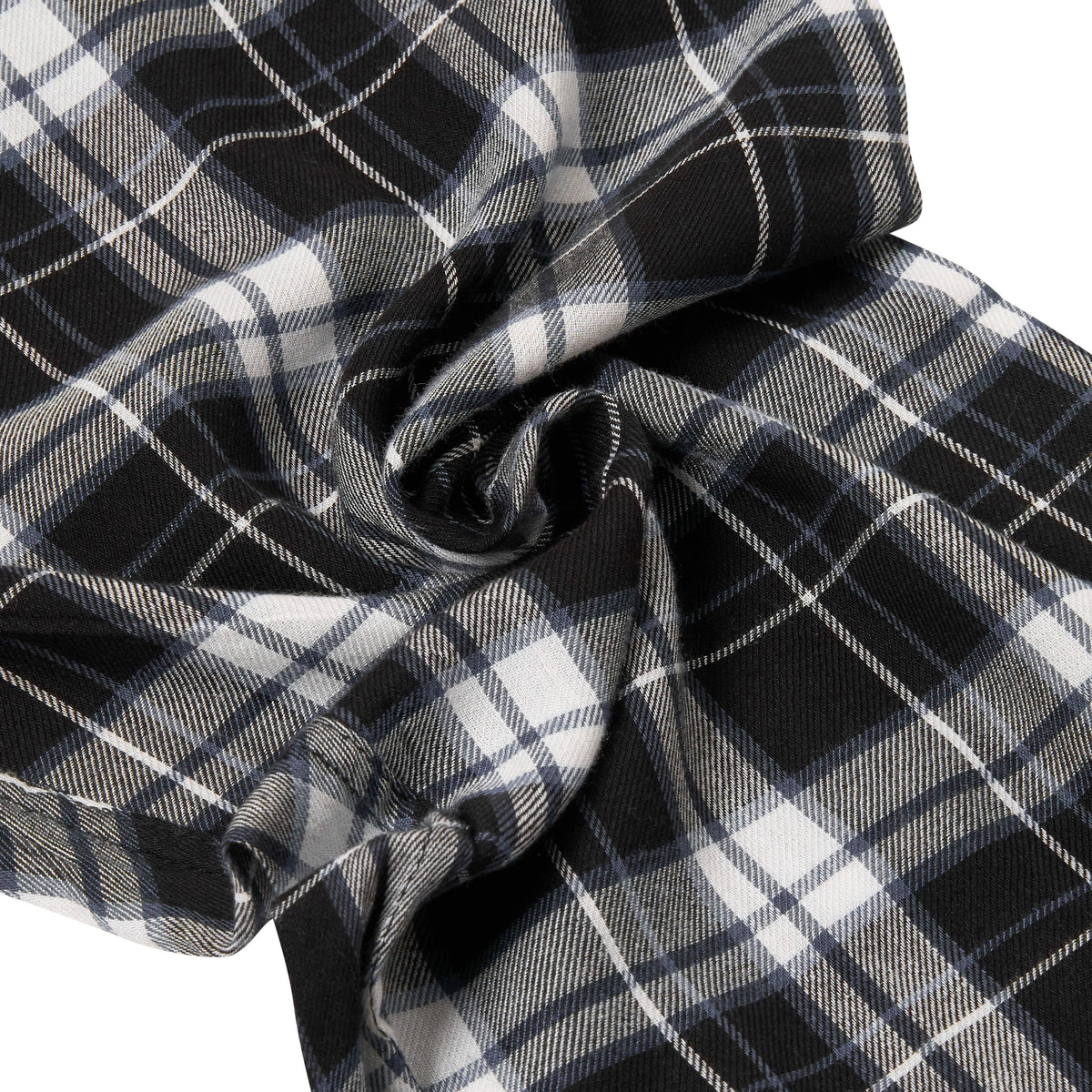 Lucky Brand Crew Neck & Closed Hem Flannel Pant Pyjama Set