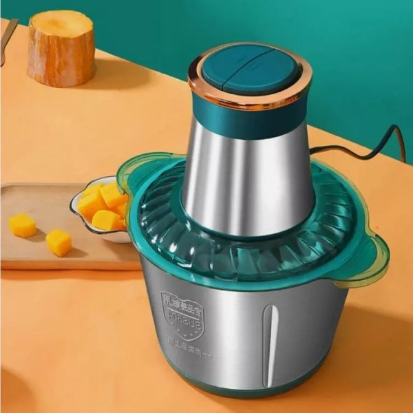 3L Electric Meat Grinder Powerful Food Chopper 250W Blender Processor Mixer