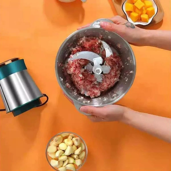 3L Electric Meat Grinder Powerful Food Chopper 250W Blender Processor Mixer